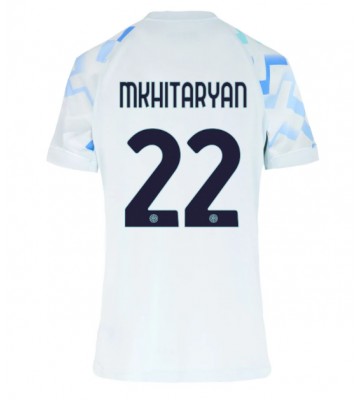 Inter Milan Henrikh Mkhitaryan #22 Bortatröja Kvinnor 2025-26 Kortärmad